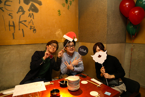 クリスマス会参加者のみなさんと