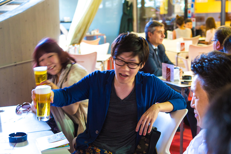 ビールで一息