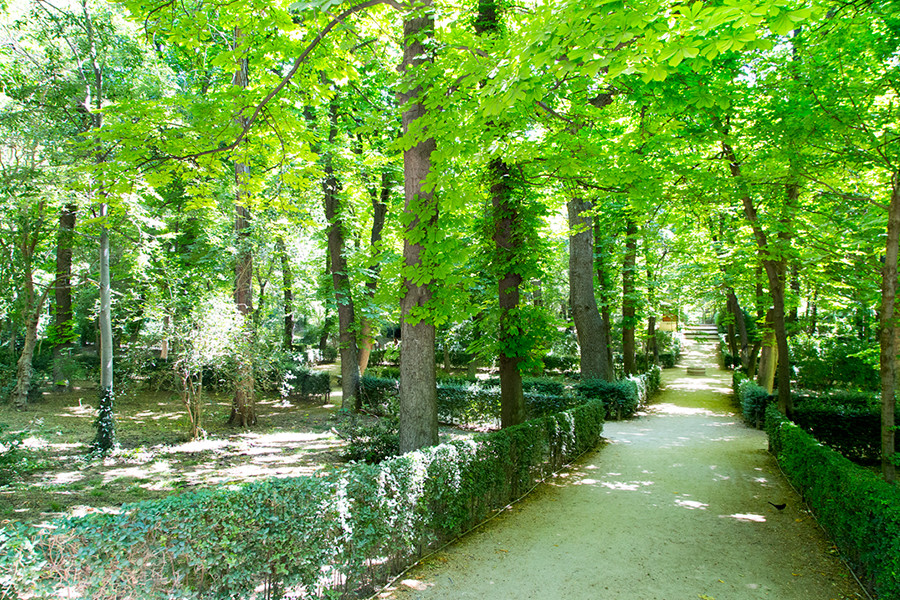 レティーロ公園内